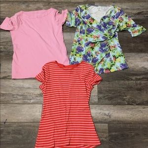 🛑2 for $24 Talbots shirts.